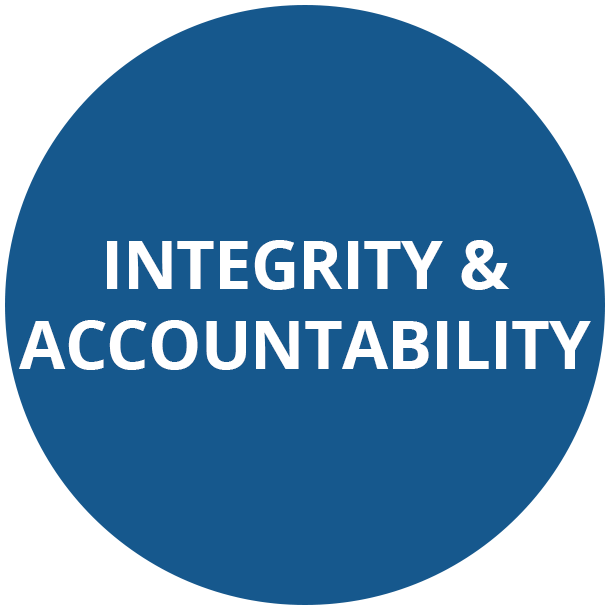 Integrity & Accountability - Values